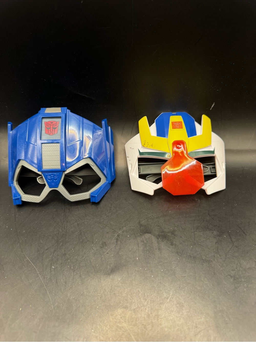 McDonald's 2016 Transformers Optimus Prime and Strongarm 6” Mask Lot of 2